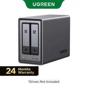 UGREEN NASync DXP2800 2-Bay Desktop NAS, Intel N100 Quad-core CPU, 8GB DDR5 RAM, 2.5GbE, 2 * M.2 NVMe Slots, 4K HDMI, Network Attached Storage (Diskless),tiktokshopmemorialday