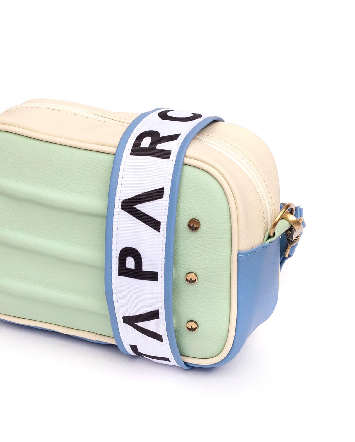 Women's Fashion Saddle Crossbody Bag - Cartera Bandolera PARCHITA 100% colombiano Bolso Nuba Crossbody Bag Women Green/Mint