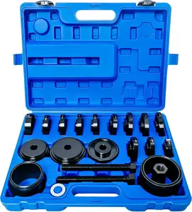 24 count Wheel Bearing Press Kit for Front Wheel Drive Bearing Removal & Installation Set Universal Bushings