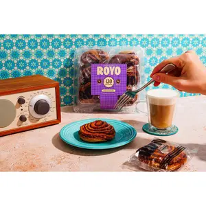 2 Bags of 6 ROYO Rolls (12 rolls), 120 Calories, 8g Net Carbs, 10g Protein, High Fiber