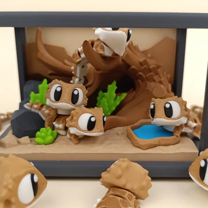 Bearded Dragon Reptile enclosure Playset
