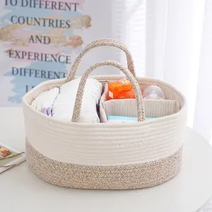 Foldable Diaper Caddy Organizer, Stylish Nursery Storage Basket, Gift for Baby Shower, Baby Registry Must Have, Newborn Essentials, Easily Accessible Diaper Bag for New Parent outdoorfun