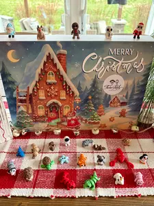 Advent Calendar 24 3D Printed Figures Countdown