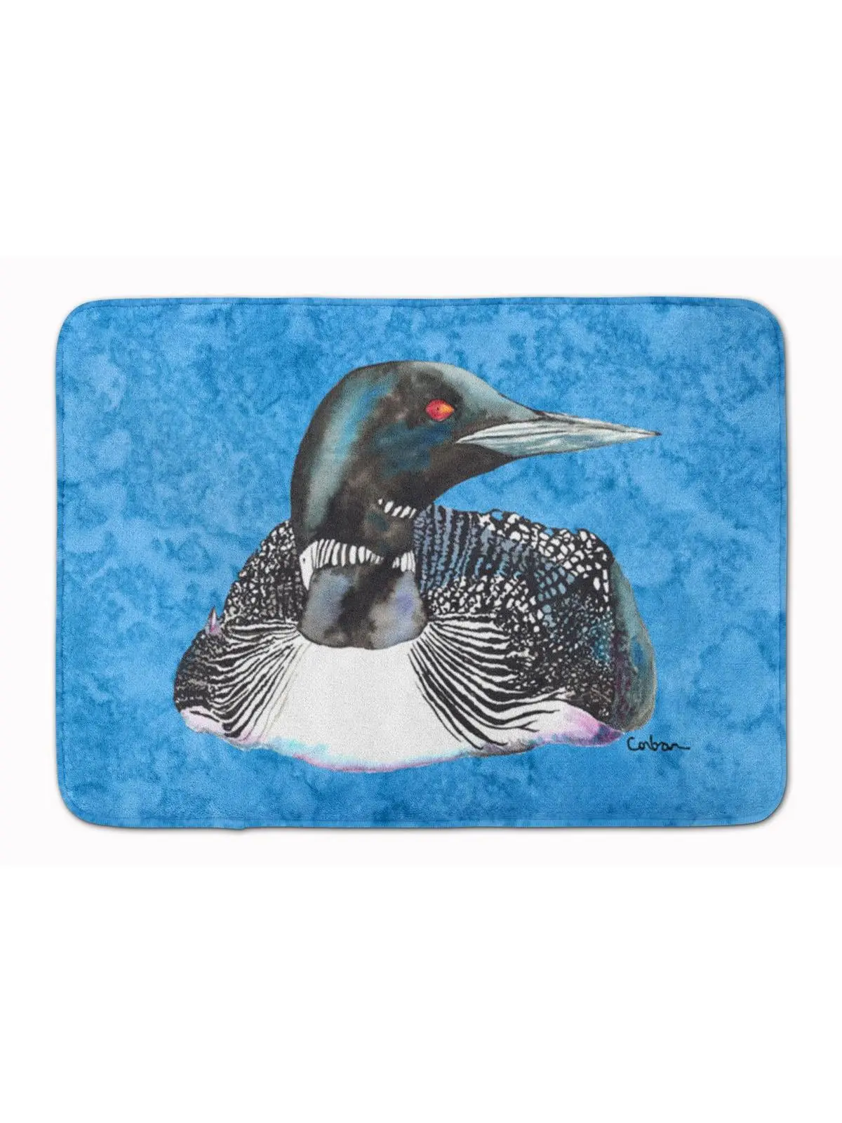 Carolines Treasures 8717RUG Indoor Loon Memory Foam Mat, 19" h x 0.25" w x 27" l, Machine Washable