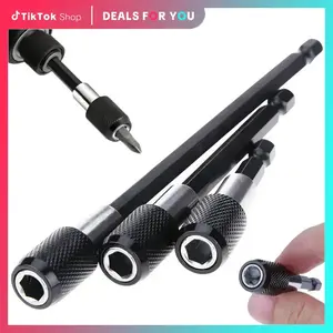 Hex Shank Screw Driver Extension Bit, Christmas Gift Quick Release Holder Tool Set for Tool Box, Magnetic Extension Chuck Adapter Set, Professional Power Tool Accessories, Hardware & Dealsforyoudays