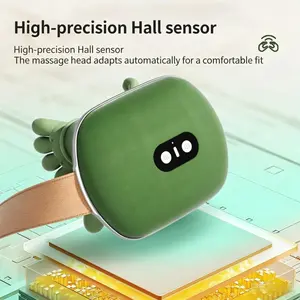 Bionic Heating Massage Master, Neck and Shoulder Massager for Deep Tissue Pain Relief, Wireless Lightweight Portable Electric Acupressure 4D Kneading Massage, Designed to Mimic Human Hands, Perfect for Home Office Breaks (Green)