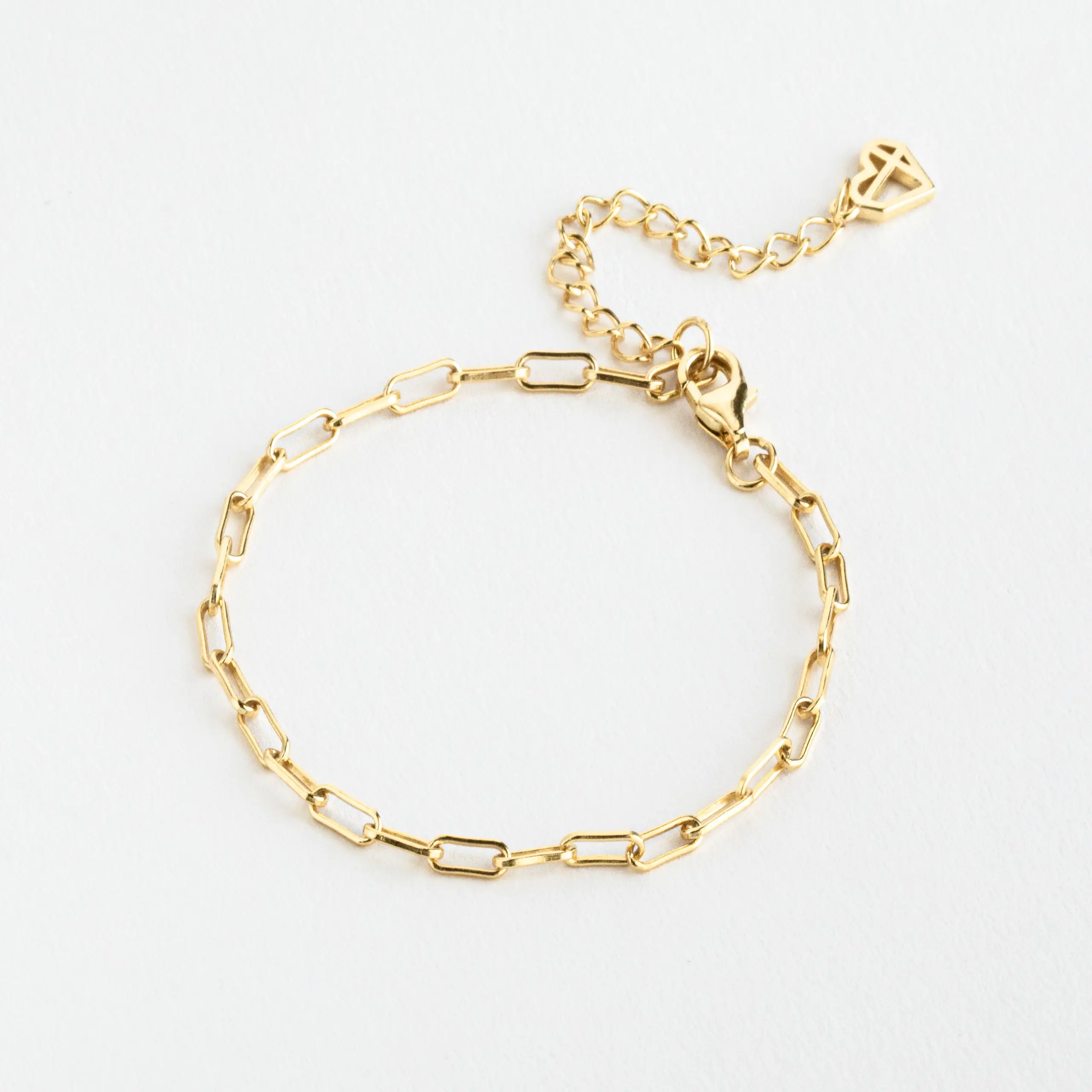 Paperclip Chain Bracelet by Caitlyn Minimalist - Dainty Everyday Paperclip Bracelet - Minimalist Jewelry - Mom Gift