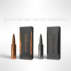 Bharara Bullet Bronze + Bharara Bullet Gun Metal for Men – Eau De Parfum Duo (75ml / 2.5 oz Each)