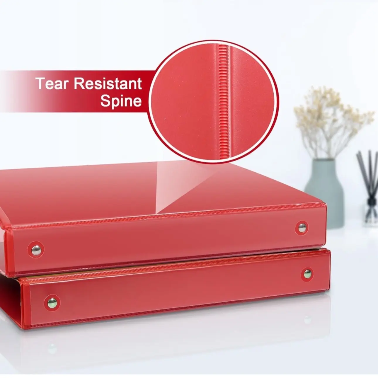 Durable Binder Red