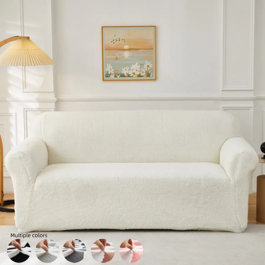 Pet-Friendly Reusable Sofa Cover, Washable Couch Cover, Sofa Protector, Anti-Dirty, Dustproof & Elastic Fabric, Elastic Sofa Slipcover, Thickened Winter Design, Fits 1/2/3/4/l-Shaped Sofas, Slipcover For Sofa, Couch Covers For Sofa L Shape
