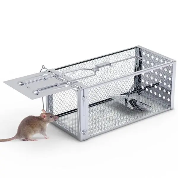 Humane Live Rat & Mouse Trap Cage - Safe Indoor/Outdoor Farm & Pet Supply with Spotlight, Day Smart Incubator Feature