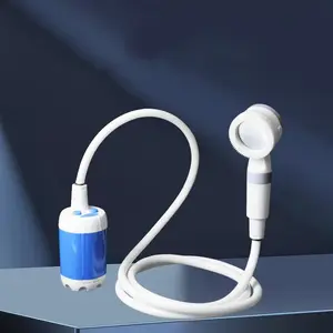 Portable shower, handheld electric shower, outdoor shower equipment for camping and hiking, pet cleaning, car washing, camping equipment, camping supplies, travel accessories, apartment shower tools