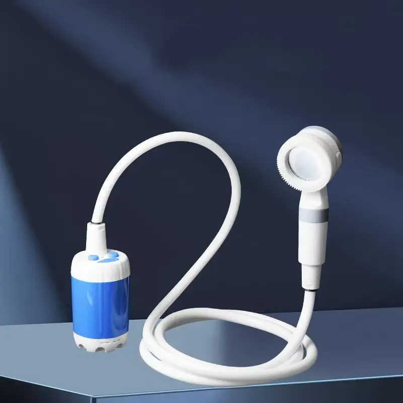 Portable shower, handheld electric shower, outdoor shower equipment for camping and hiking, pet cleaning, car washing, camping equipment, camping supp