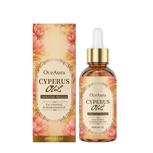 Cyprus Rotundus Oil for Hair Removal - Reducing Body Hair Growth | 100% Pure Cyperus Rotundus Essential Oil for Smooth Skin & Hair Removal, 60ml