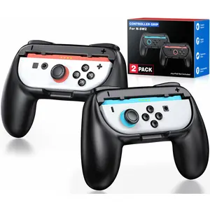 BEBONCOOL Hand Grips for Nintendo Switch 2 Joy-Con [2 Pack], Ergonomic Wear-Resistant Anti-Slip Game Handle Kit Accessories for NS 2 Joy-Cons Controller Handle Case Set for Switch 2 Joy Cons Accessories