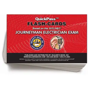 Journeyman Electrician Exam QuickPass Flash-Cards Based On The 2023 NEC