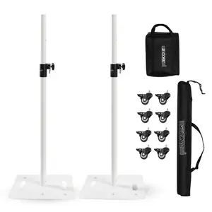 5 Core Speaker Stand Adjustable 61" Heavy Duty PA DJ Tripod Studio Monitor Stands