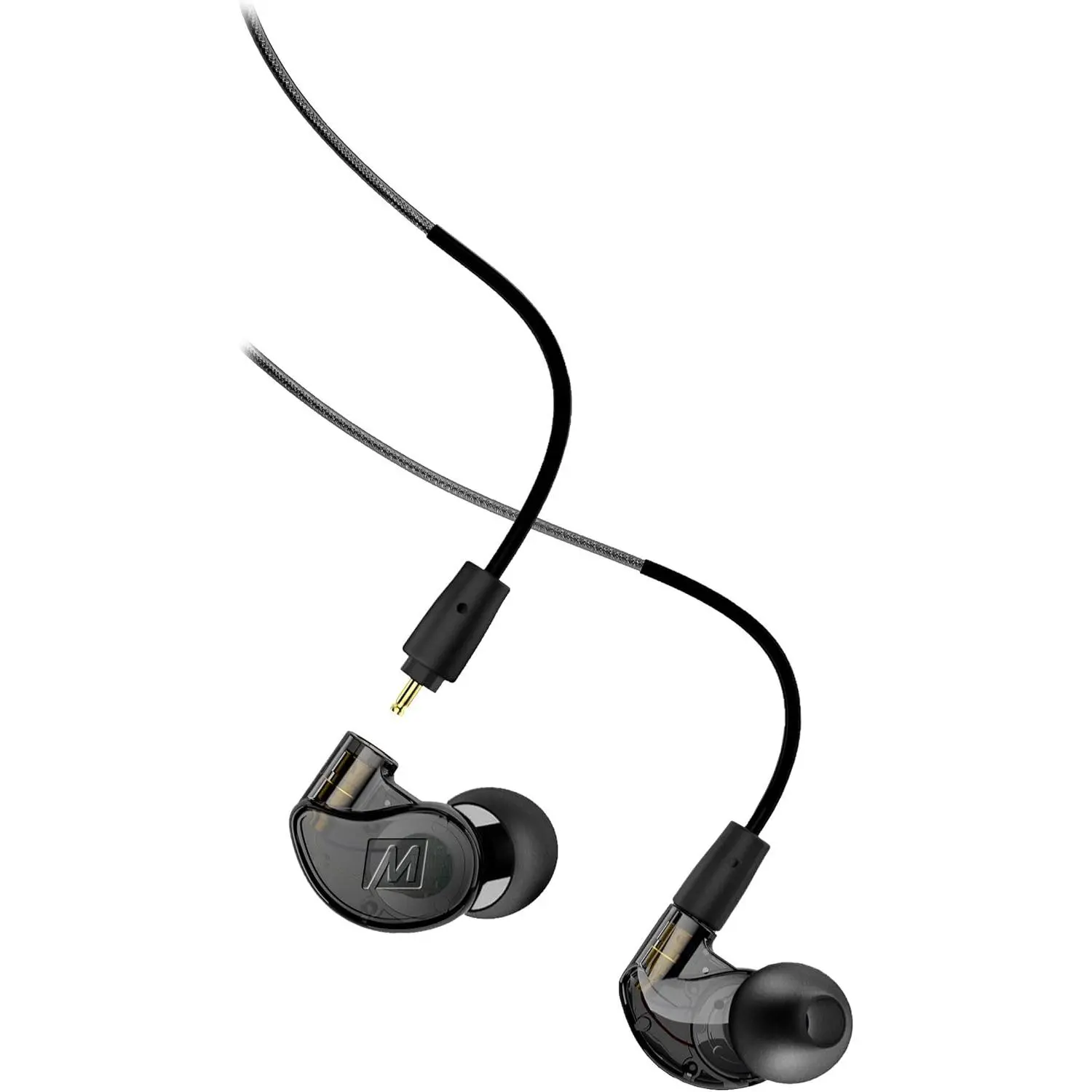 M6 PRO In Ear  Headphones for Musicians, 2nd Gen Model With Upgraded Sound, Memory Wire Earhooks & Replaceable Cables, Noise Isolating Professional Earbuds, 2 Cords Included (Black)