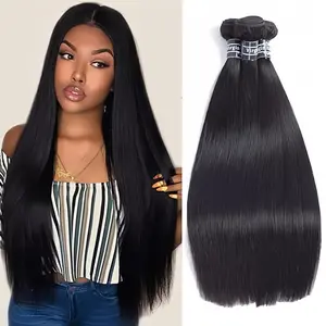 [Ashine] Hair 10A Straight/Body Wave Brazilian Virgin Human Hair Bundles 10 To 30 Inch 100% Unprocessed Straight Weave Hair Human Bundles