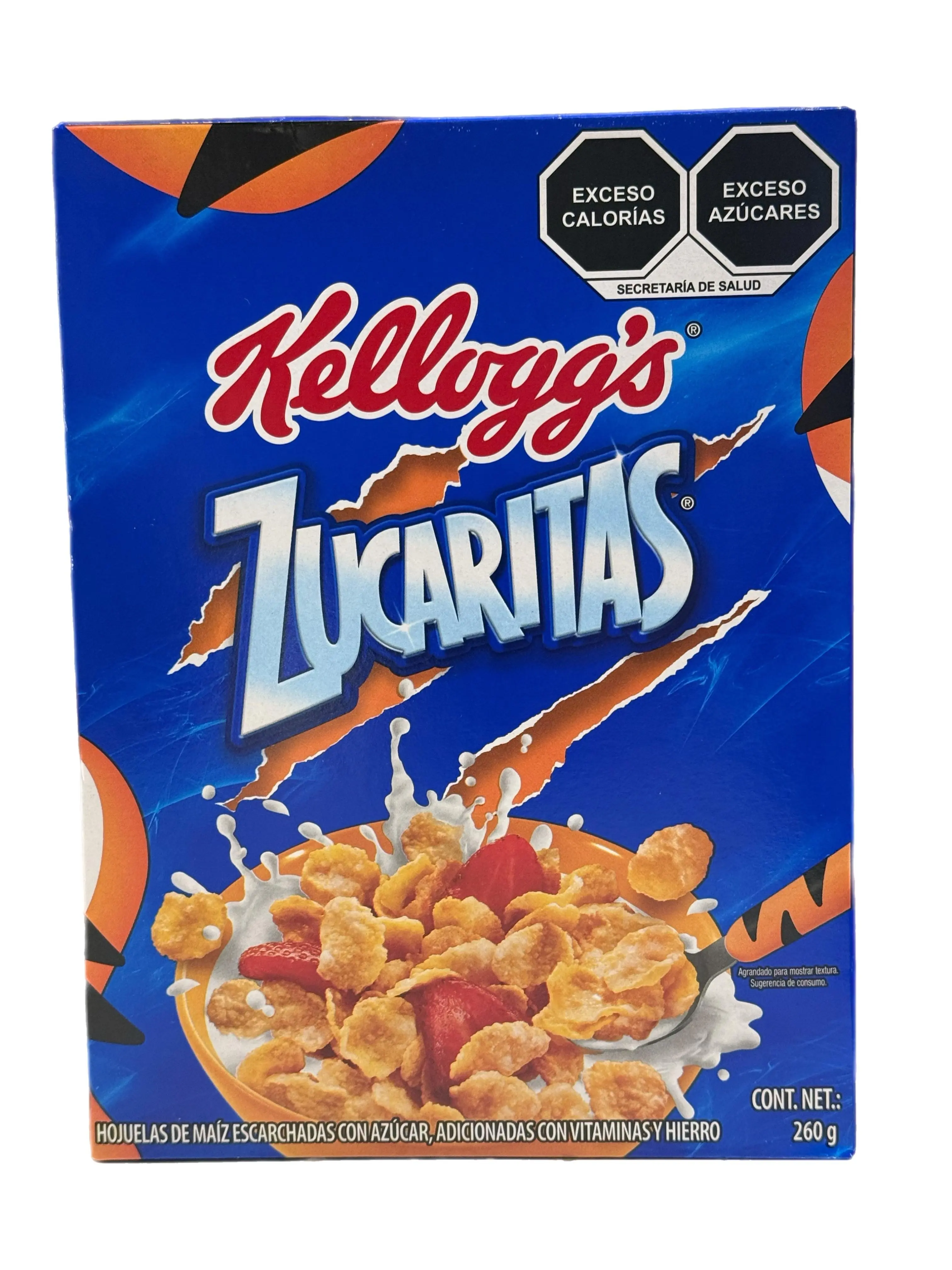 Kellogg's Zucaritas – Mexican Frosted Corn Flakes Cereal – 9.17 oz (260 g)