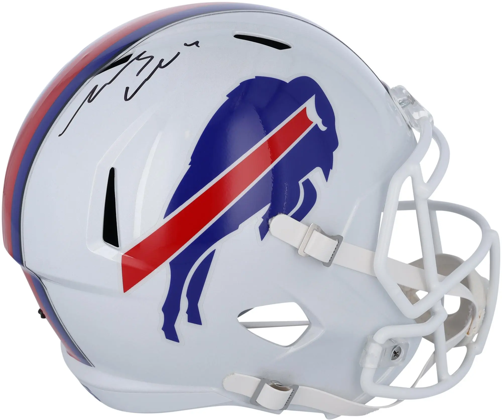 James Cook Buffalo Bills Autographed Riddell Speed Replica Helmet - Fanatics Authentic Certified