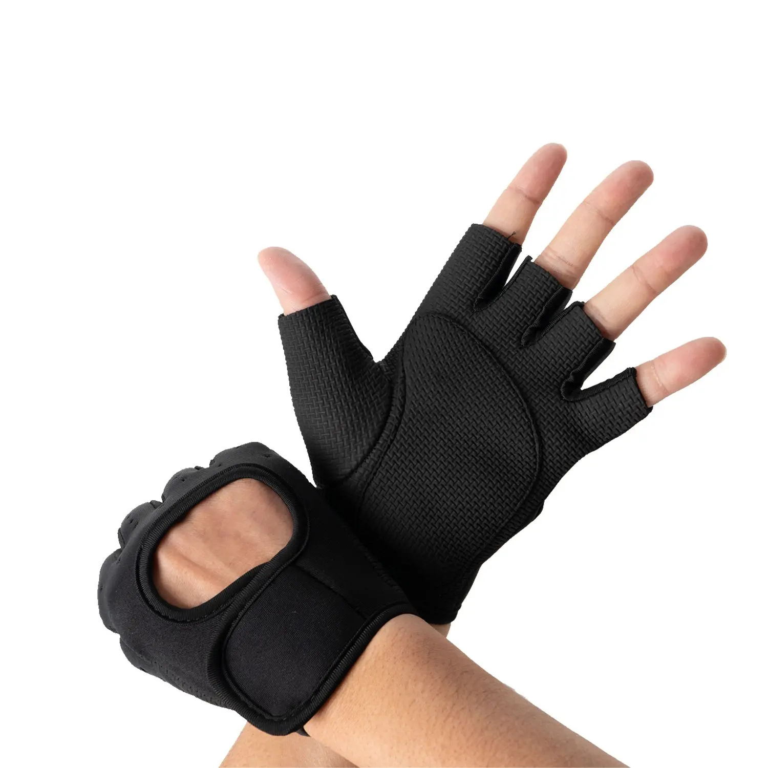 Unisex Short-Finger Fitness Gloves, Anti-Slip Durable Gloves for Weight Training, Outdoor Cycling, and Workouts
