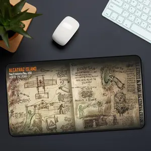 CUSTOM Call of Duty Zombies Desk Mat, Black Ops Gaming Desk Pad, Personalized CoD Map (Kino, Origins, Moon, Mob of the Dead) Nostalgia Gamer Gift for Him, Gaming Setup Decor