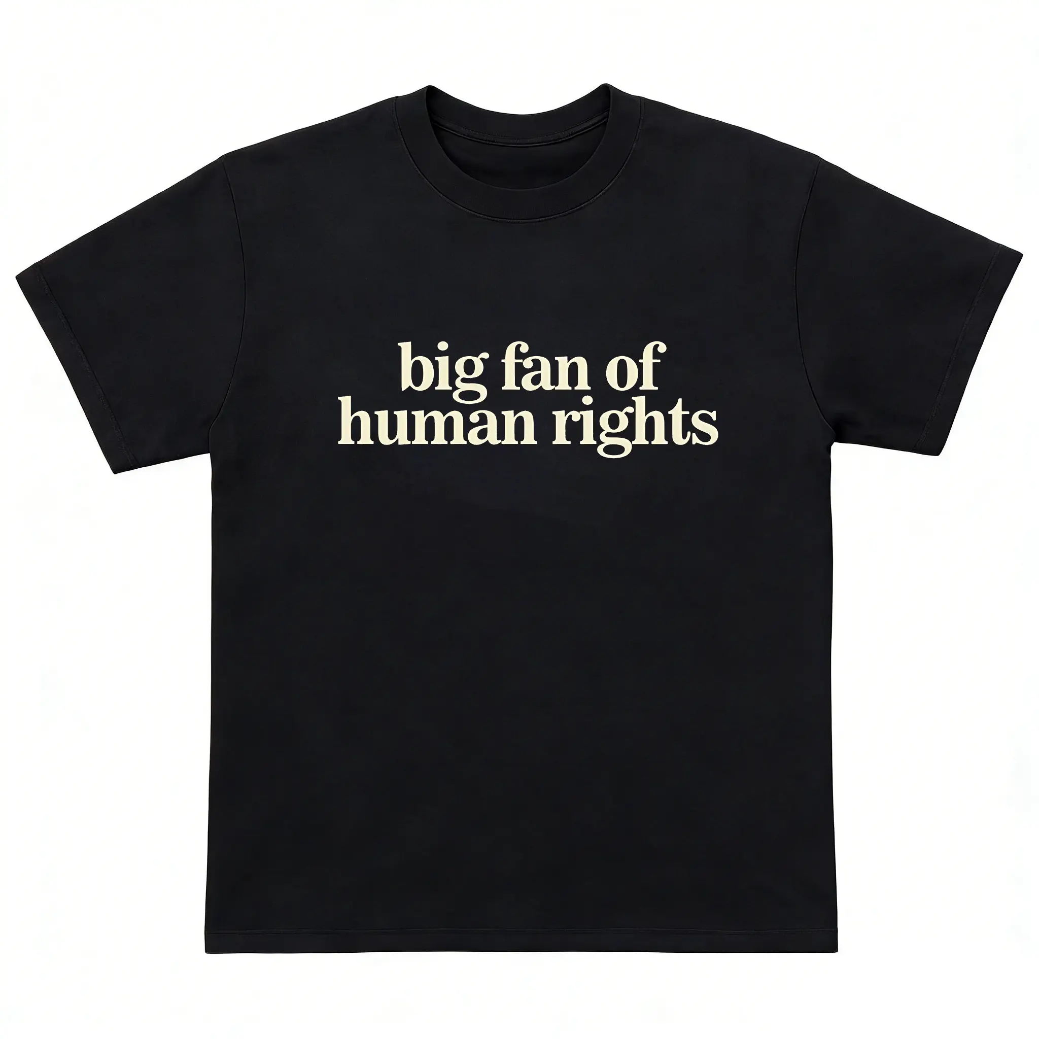 Men's Sports Sweatshirt Human Rights No Human is Illegal Retro Graphic Long Sleeve Tee Empathy Minimalist Radicalized by Decency Big Fan