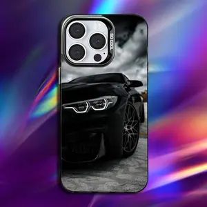 Black White for B-BMW Phone Case For iPhone 17 Air 16 15 14 13 12 11 Pro Max Plus,Mini,XS,SE Anti Fall Black Matte Hard Bumper