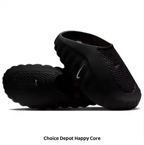 Black EVA Foam Slip-On Sandals – Lightweight, Breathable & Cushioned for Summer