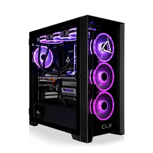 CLX Ultimate Gaming Rig Build with AMD Ryzen 7 9800X3D 4.70GHz, NVIDIA GeForce RTX 4070 SUPER, B650 Motherboard, 32GB DDR5 RAM 5600MHz, Complete Gaming Setup