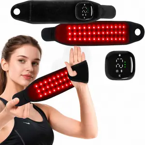 #Mothersdaygiftideas Portable Red Light Therapy for Hands Wrist Massage, 660nm and 850nm Infrared and Near Infrared Light Hand Therapy Equipment with Heat & Vibration for Wrist Ankle Neck