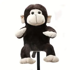 Golf Animal Headcover - Monkey Design, Soft and Breathable Fabric, Ideal for Golf Enthusiasts