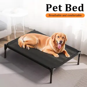 High-End Pet Bed, Shaped Beds, Durable Fabric Design, Ideal for Dogs & Cats, Perfect for Outdoor Use, Stylish Comfort Accessory DOG cot hammock large-sized