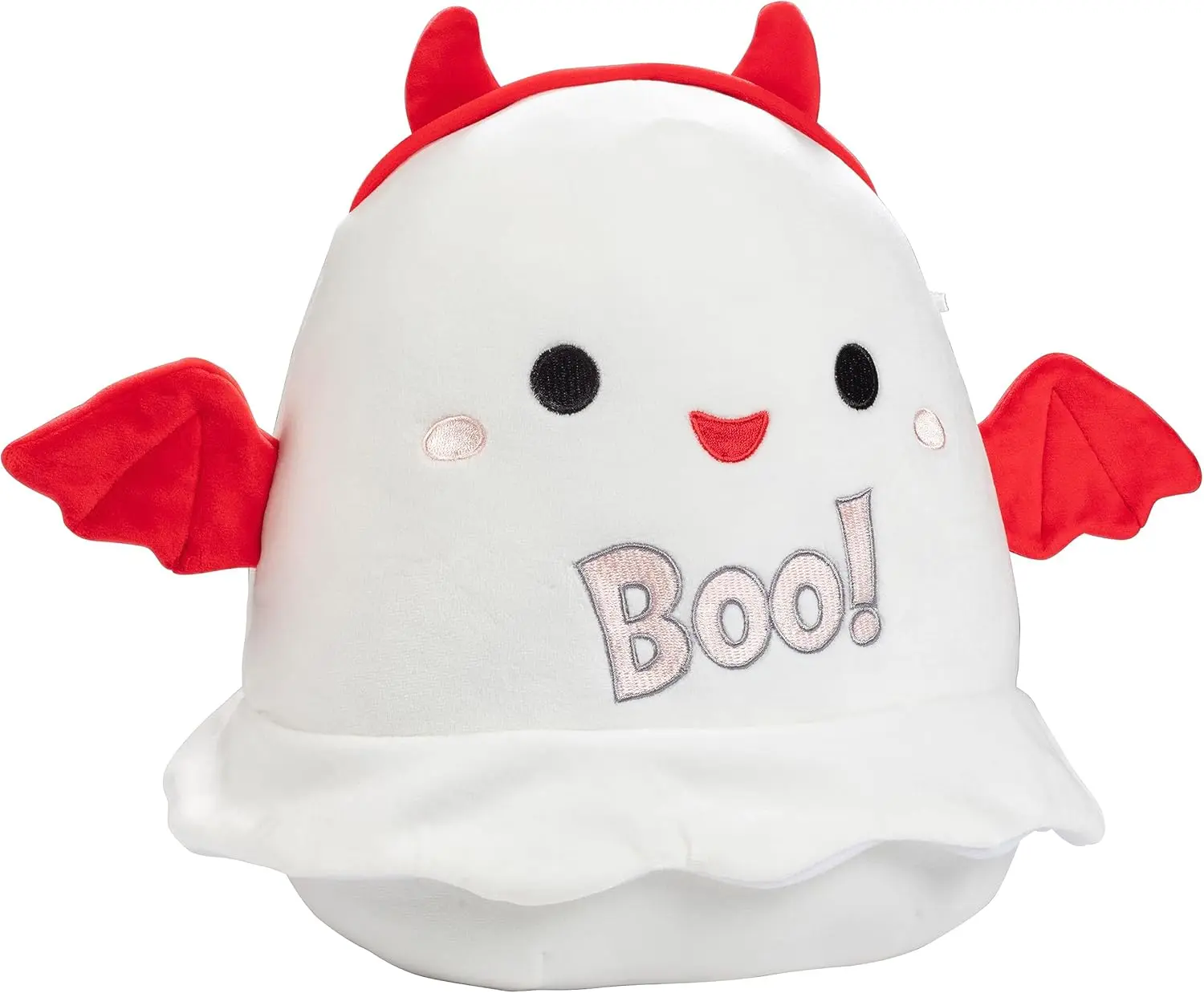 Squishmallows Original 10-Inch Melfy The Ghost - Official Jazwares Plush - Collectible Soft & Squishy Stuffed Animal Toy - Add to Your Squad - Gift for Kids, Girls & Boys