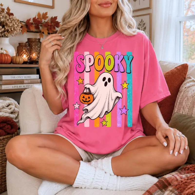 Comfort Colors Spooky Ghost T-Shirt