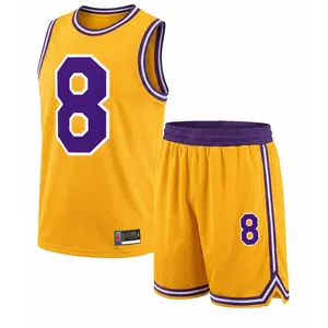 Men's Number Basketball Jersey Set, Breathable Round Neck Sportswear, Sleeveless Training Uniform, Stylish Team Outfit, Athletic Apparel for Basketball, Gym, Running, Outdoor Training,Comfortable & Versatile for All Seasons