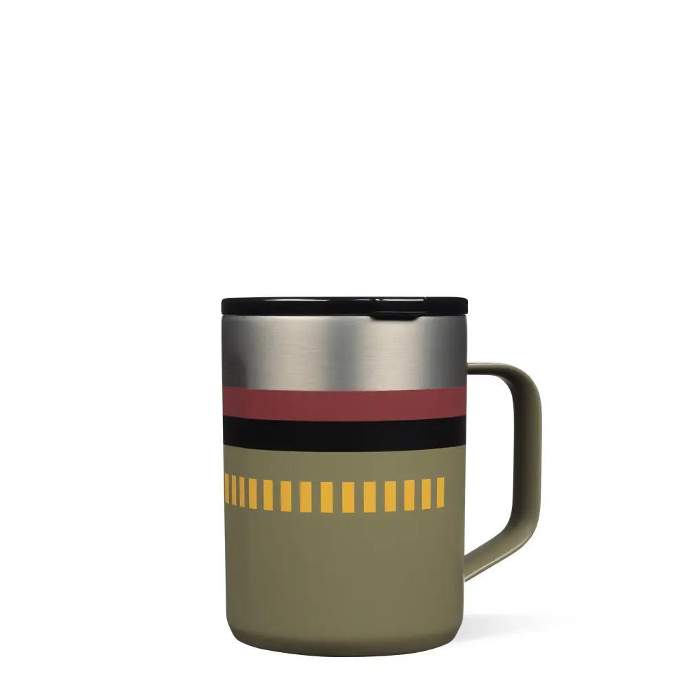 Corkcicle Star Wars™ Coffee Mug 16oz Washable Reusable Ceramic Cup with Detachable Grogu Ears for Rebel Alliance or Galactic Empire Fans