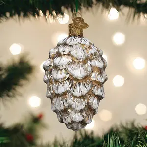 Vintage Ponderosa Pine Cone - Traditional Ornament for Christmas Decoration