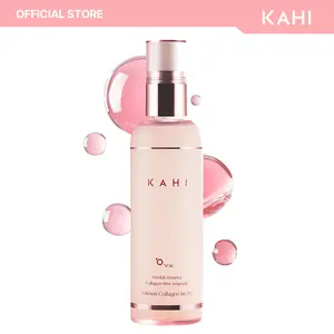 KAHI Fine Line Bounce Collagen Serum Facial Mist Ampoule - Korean Skin Care Hydrating Face Mist Spray Hydration Daily Moisturizer (4.05 fl oz)