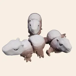 Articulated Pocket Pets - Capybara | 3D printed | Mattmiresmakes & Layersingreen | Fidget animal pets