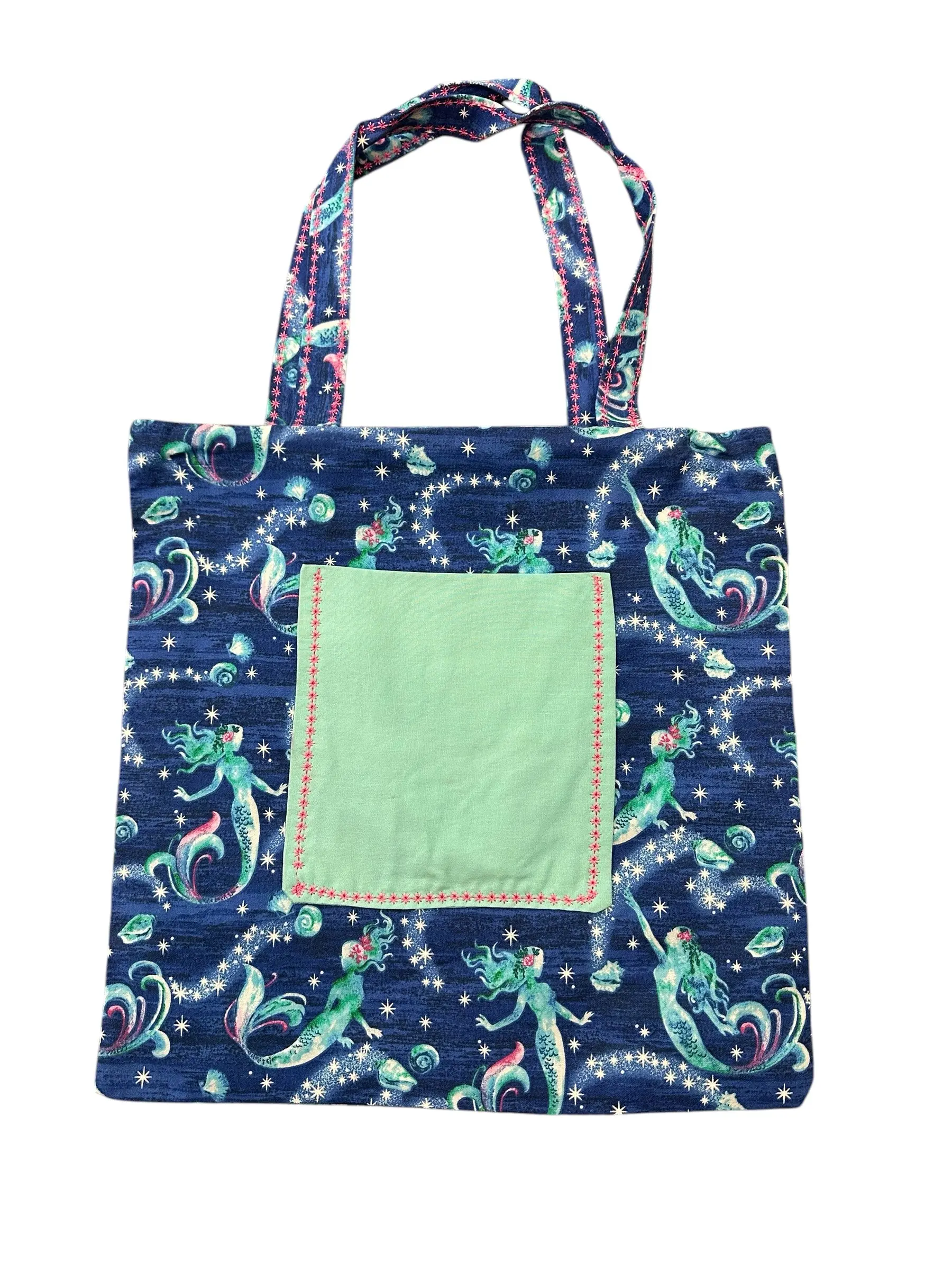 Kids Tote Bag- Whimsical Mermaid Design