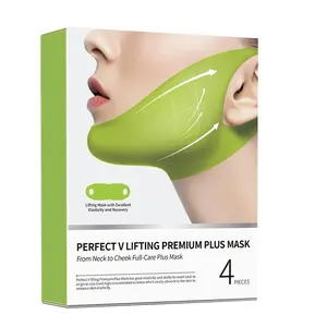 Cactus Collagen V-Line Ear Hook Mask Double Chin Reducer Face Lifting Firming Hydrogel Mask for Soothing Contouring Skincare Skin Repair