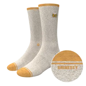 The Brewski | Shinesty Beer Heel Hammock™ Crew Socks