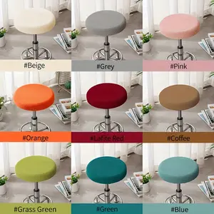 1PC adjustable circular stool cover, detachable and washable chair cover, chair protective cover, Removable Washable Slipcover