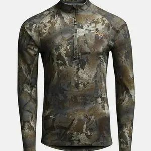 Heavyweight Half Zip Realtree Camo Long Sleeve Zip Shirt | Outdoor Performance Wear