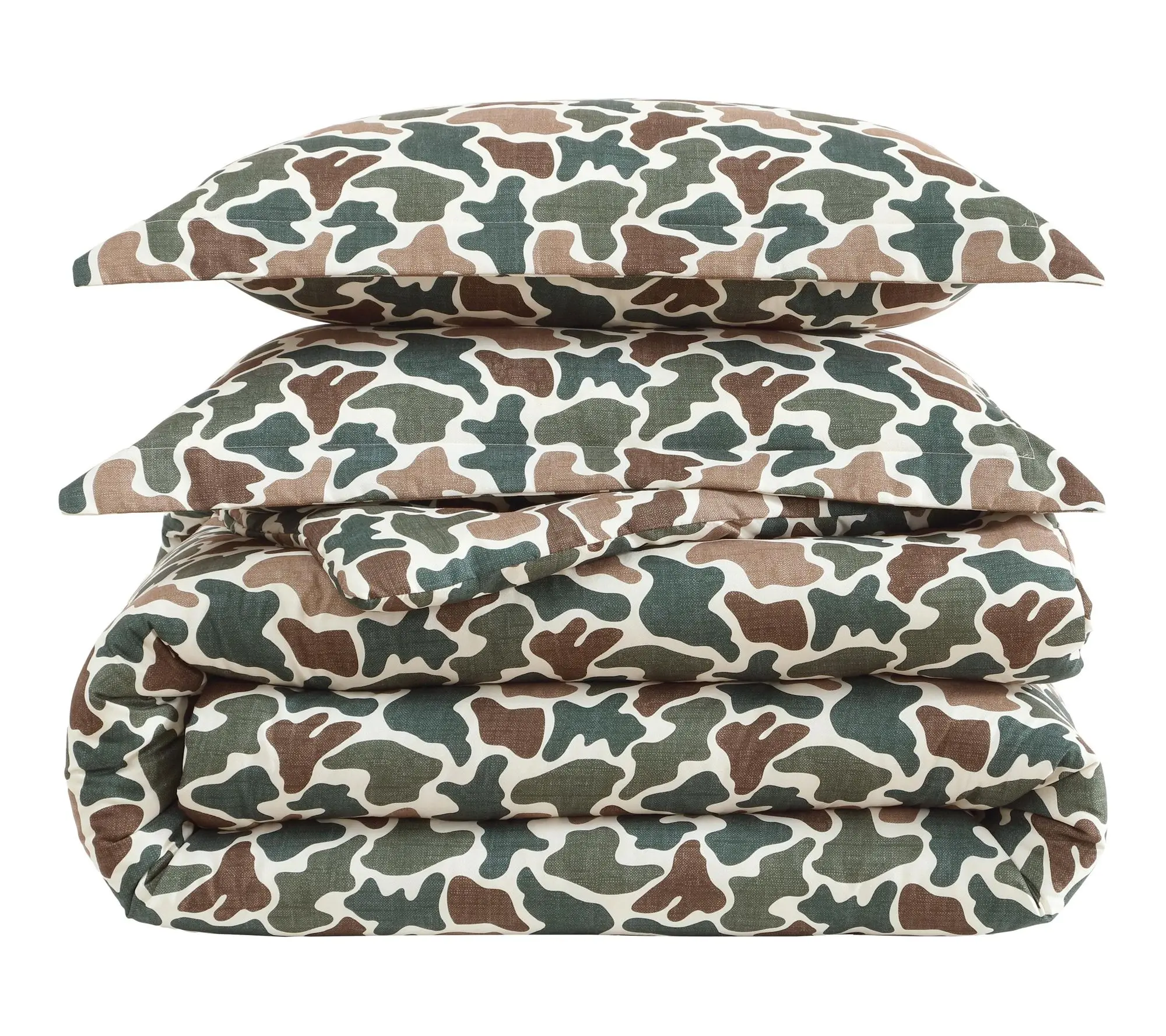 Eddie Bauer Mod Camo Green/Khaki Twin XL Comforter Set