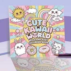 Adult Coloring Book for Relaxation, 20 Pages of Cute Themed Illustrations, Perfect for Friend Gatherings and Doodling, Doodle Books