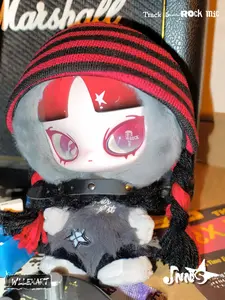 QIQI-inns The Music Won't Turn Off Series Mystery Boxes Bag Pendant Bunny Plush Dolls Soft Collectibles