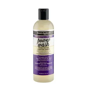 Intense Moisture Clarifying Shampoo with Coconut Milk, Sulfate-Free Detangling Hair Cleanser for Removing Waxy Build-Up from Dry Hair